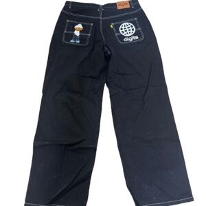 Digits wide-leg vintage-inspired jeans